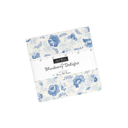 Moda Blueberry Delight 5" Fabric Charm Squares