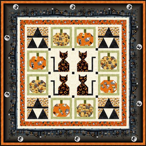 Henry Glass Halloween Ball Quilt Kit #1