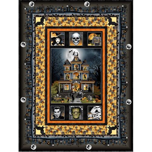 Henry Glass Halloween Ball Quilt Kit #2