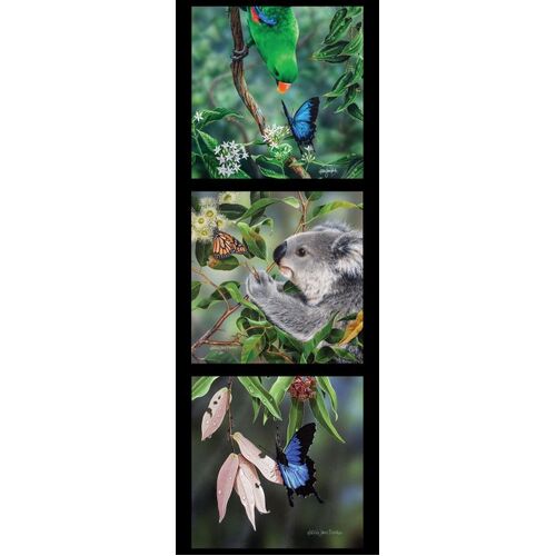 Wildlife Art Butterflies Australian Koala Panel DV3719