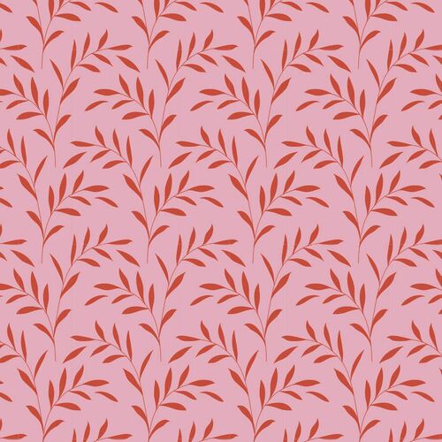 Tilda Hibernation Blender Olivebranch Blush Pink 110087