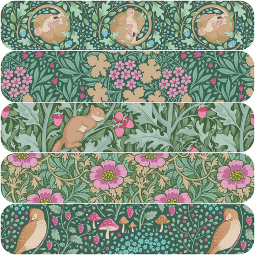 Tilda Hibernation 1/2 Metre Fabric Bundle Sage
