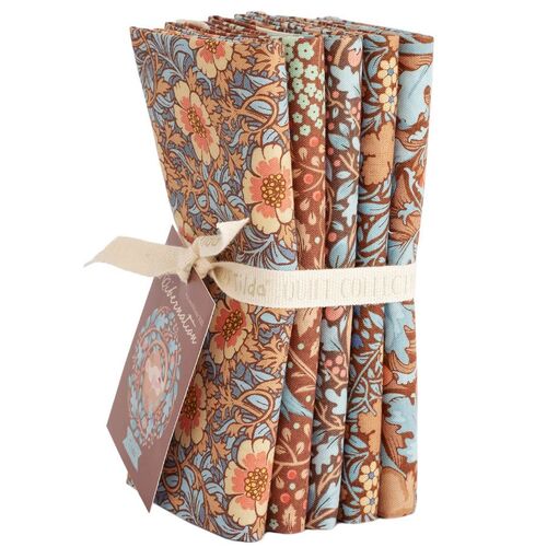 Tilda Hibernation Fat Quarter Fabric Bundle Hazel