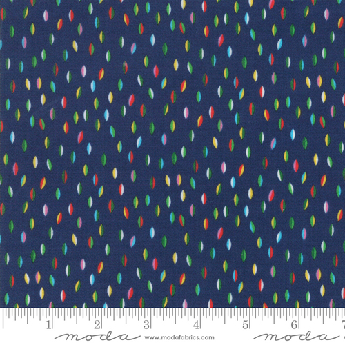 Fabric Remnant -Moda Bicycle Bunch Floating Leaves 65cm