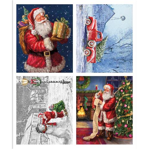 Riley Blake Picture a Christmas Pillow Panel 12377