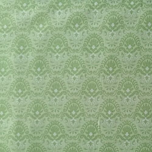 Tonal Medallion Damask Floral Green 9053-8704