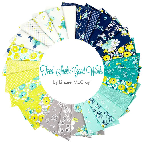 Moda Feed Sacks Good Works 5" Fabric Charm Squares