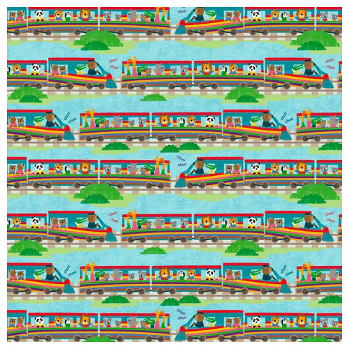 Play Time Animal Fun Trains Aqua Y3460-33
