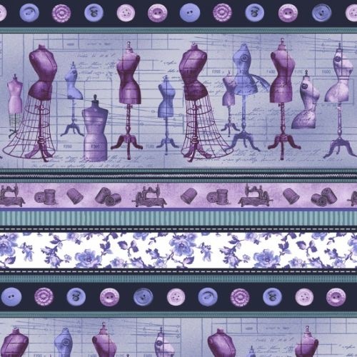 Oh Sew Beautiful Stripe Purple