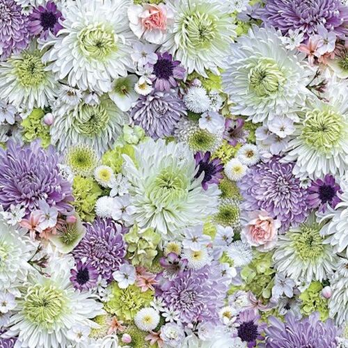Hand Picked First Light Spring Frost Floral MASD10153-WV