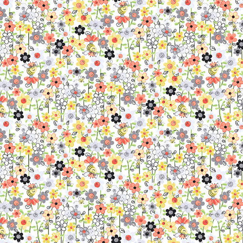 Susybee Sweet Bees Mini Floral & Bees Multi 20363-100