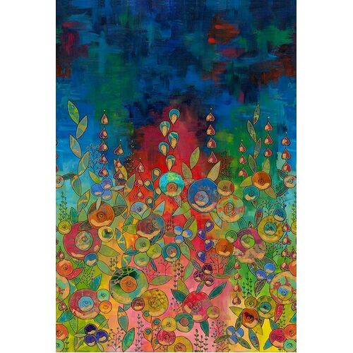 FreeSpirit Flourish Mod 28" Floral Border SP028