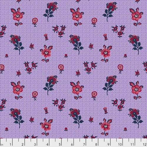 FreeSpirit Sunday In the Country Trixie Floral Lavender L011