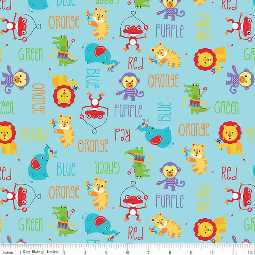 Fabric Remnant-Fisher Price Toys Main Animals 70cm