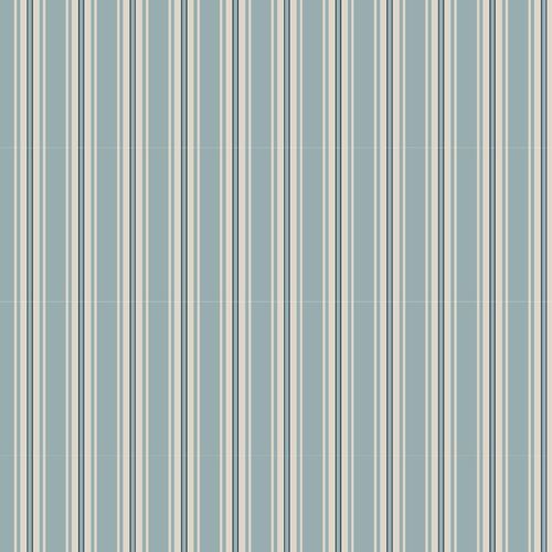 Fabric Remnant- L'uccello Comptoir de Toile Stripe Rosalie 89cm