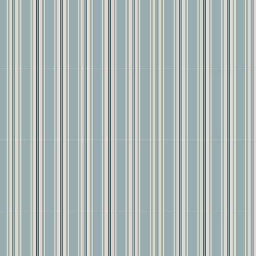 Fabric Remnant- L'uccello Comptoir de Toile Stripe Rosalie 89cm