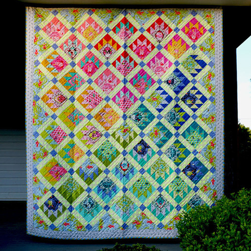Tula Pink Besties Paws Out Pieced Quilt Kit