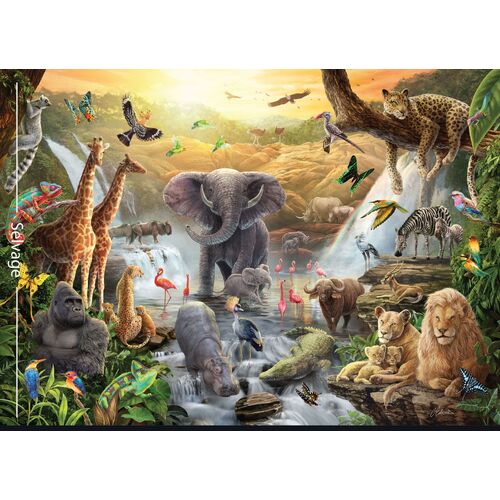 Carlie Edwards Collection Animals Africa Panel DV6010