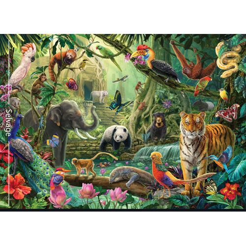 Carlie Edwards Collection Animals Jungle Panel DV6011