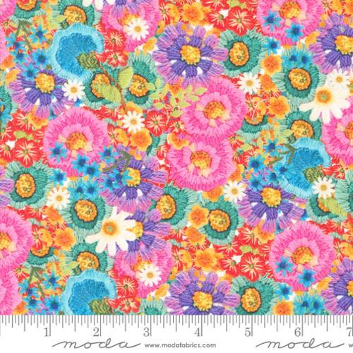 Moda Vintage Soul Packed Crochet Floral Rainbow 7434 11