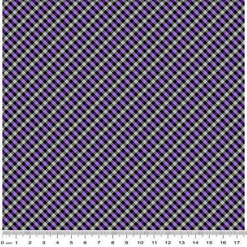 Fabric Remnant- Miss Marguerite On Point Plaid 95cm
