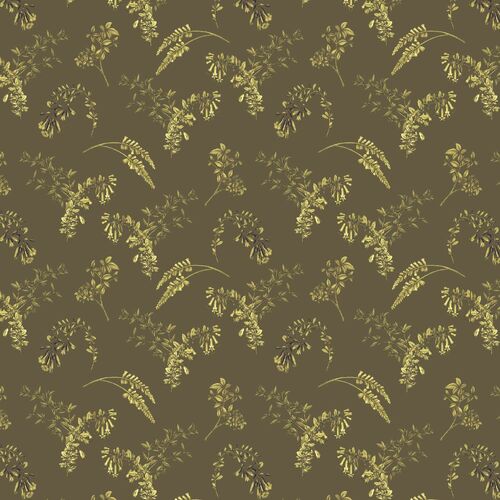 Fabric Remnant-  Devonstone Flower Festival Vine 98cm