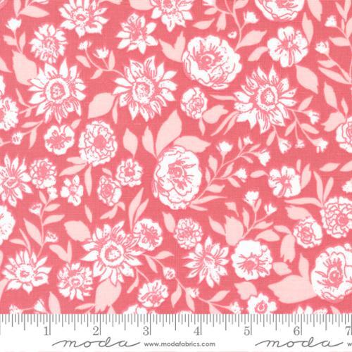 Moda Lovestruck Smitten Floral Florals Toile Rosewater 5191 13