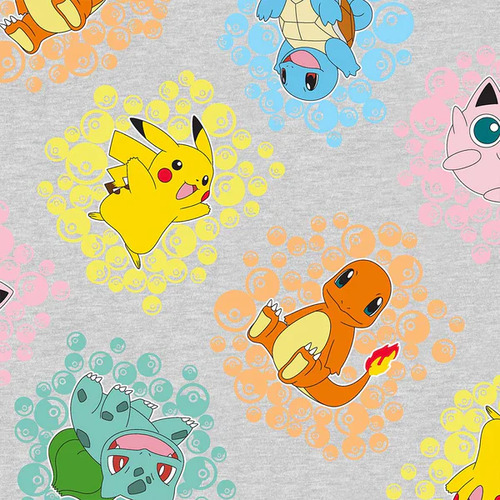 Licensed Pokemon Pokeball Character Portraits Grey 100490