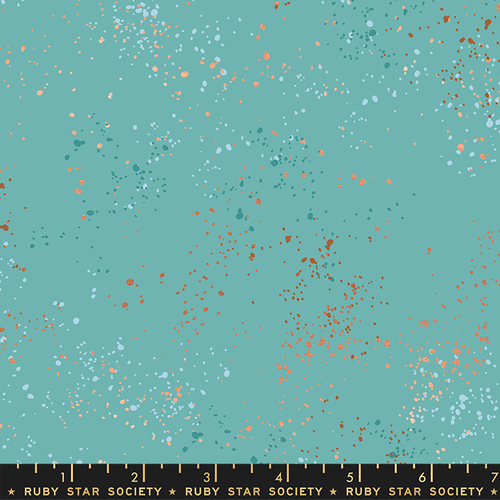 Fabric Remnant -Ruby Star Speckled Wide Back Backing 40cm