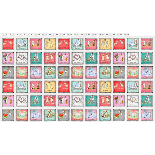 Super Sale From the Heart Animal Love 24" Panel Y3357-116 