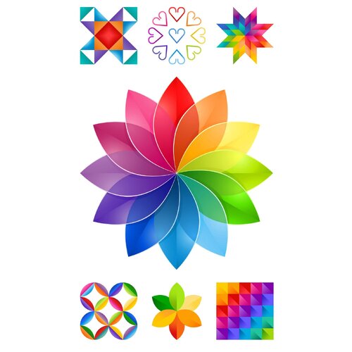 Super Sale Rainbow Colour Play Colour Sphere 24" Panel Multi DP24908-10 