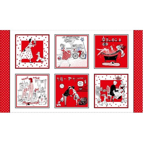 Super Sale Joie De Vivre Ooh La la! 24" Paris Panel 9280