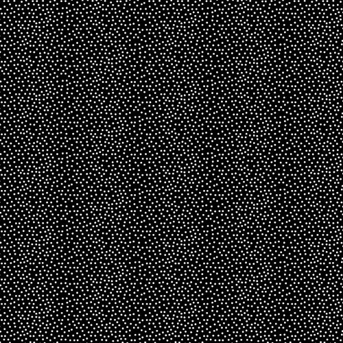 Devonstone Confetti Spots Fabric Black DV2250