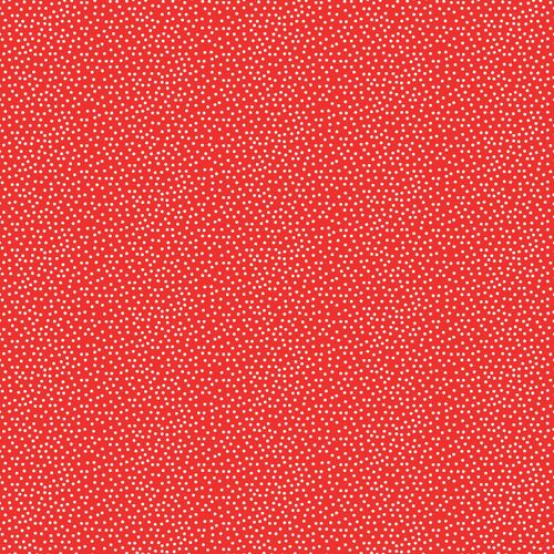 Devonstone Confetti Spots Fabric Red DV2257