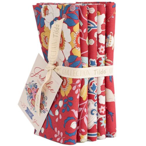 Tilda Jubilee Celebration Fat Quarter FQ Fabric Bundle 300182