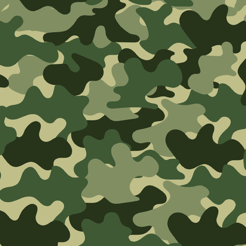Remembering ANZAC II Camouflage Army Green Fabric 3095H