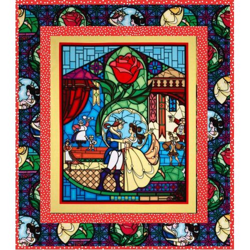 Beauty & The Beast Quilt Panel Kit 