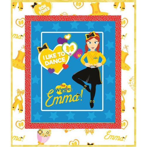 The Wiggles Emma Quilt Panel Kit