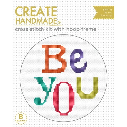 Cross Stitch Kit Hoop Frame Bee You BWN134