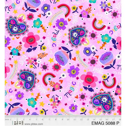 Super Sale Everyday Magic Heart Words Floral 5088P