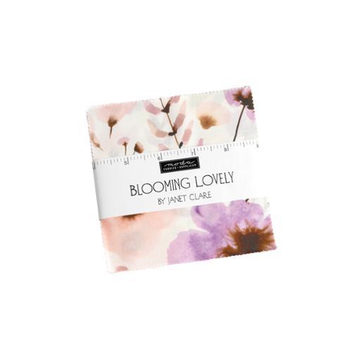 Moda Blooming Lovely Watercolours 5" Fabric Charm Squares
