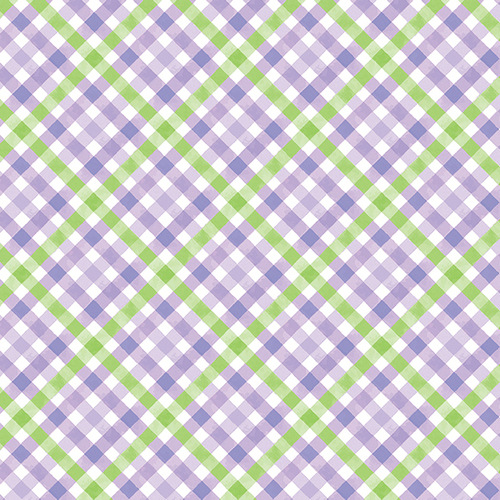 Cottontail Farms Check Easter Plaid Purple Green 1063 