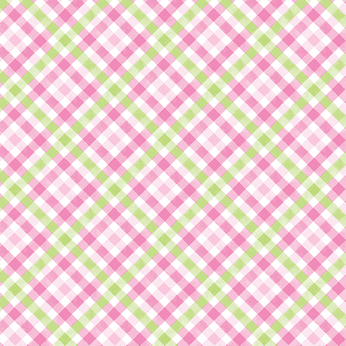 Cottontail Farms Check Easter Plaid Pink Green 1022