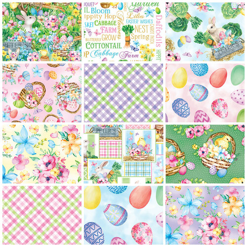 Cottontail Farms Easter Bunny Fabric Bundle