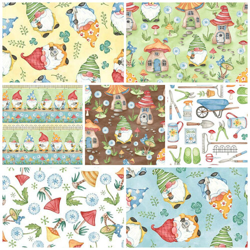 Better Gnomes and Gardens Fabric Bundle