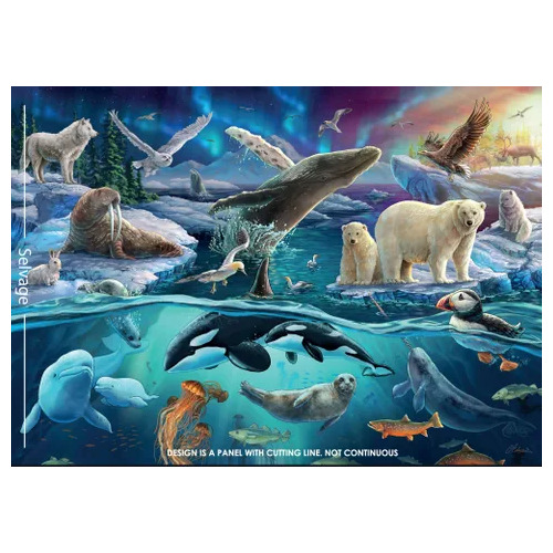 Carlie Edwards Collection Ocean Animals 108" Panel DV6048