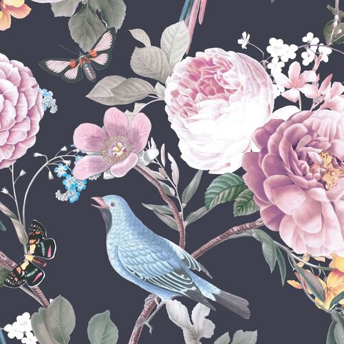 Unrivalled Collection Exquisite Bird Floral 54" Wide DV4007