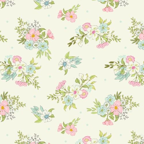 Playful Spring Mixed Floral Bunches Multi DV6340