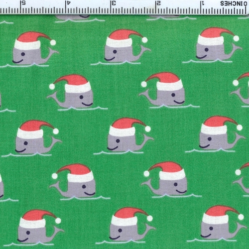 Super Sale Whale of a Holiday Christmas Green DS JL539