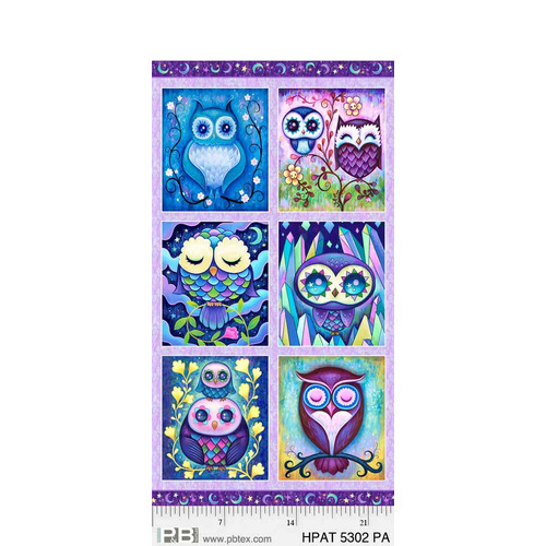 Hootie Patootie Owls 24" Panel Multi 5302 PA